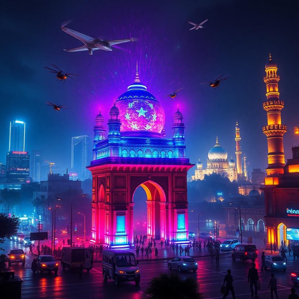 gentube-hyderabad-2050-a-magical-cyberpunk-charminar-imagine-a